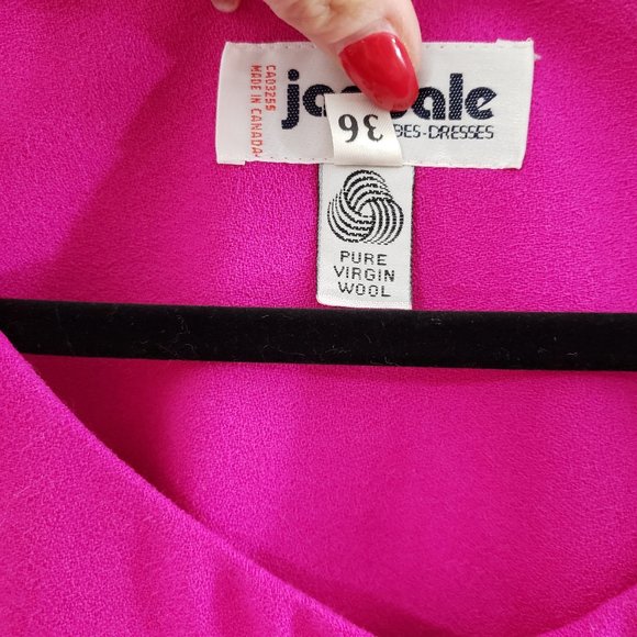 Vintage Pink Midi Dress - Picture 6 of 9